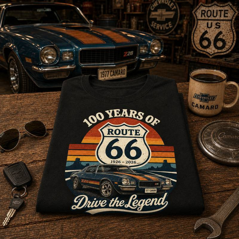 1977 Camaro Muscle Car Graphic Apparel