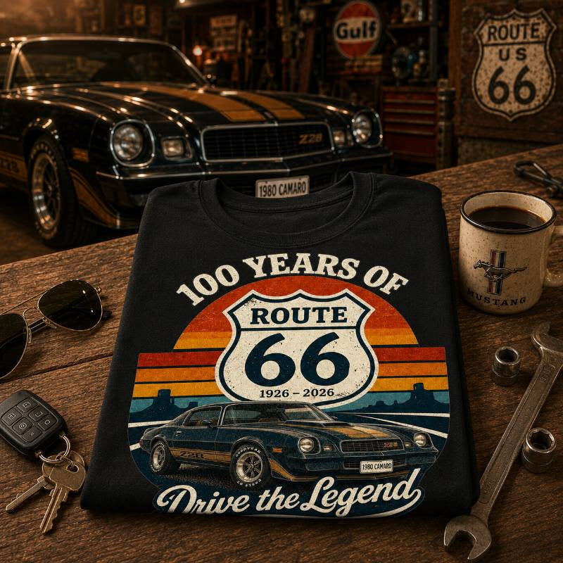 1980 Camaro Muscle Car Graphic Apparel