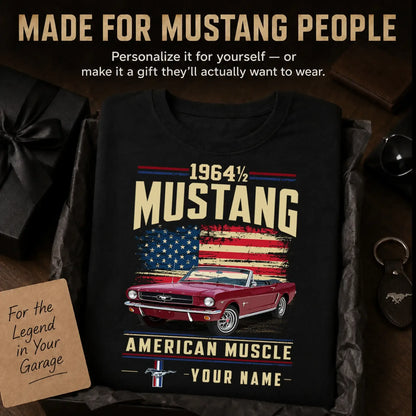 1964 Mustang Muscle Car Personalized Apparel
