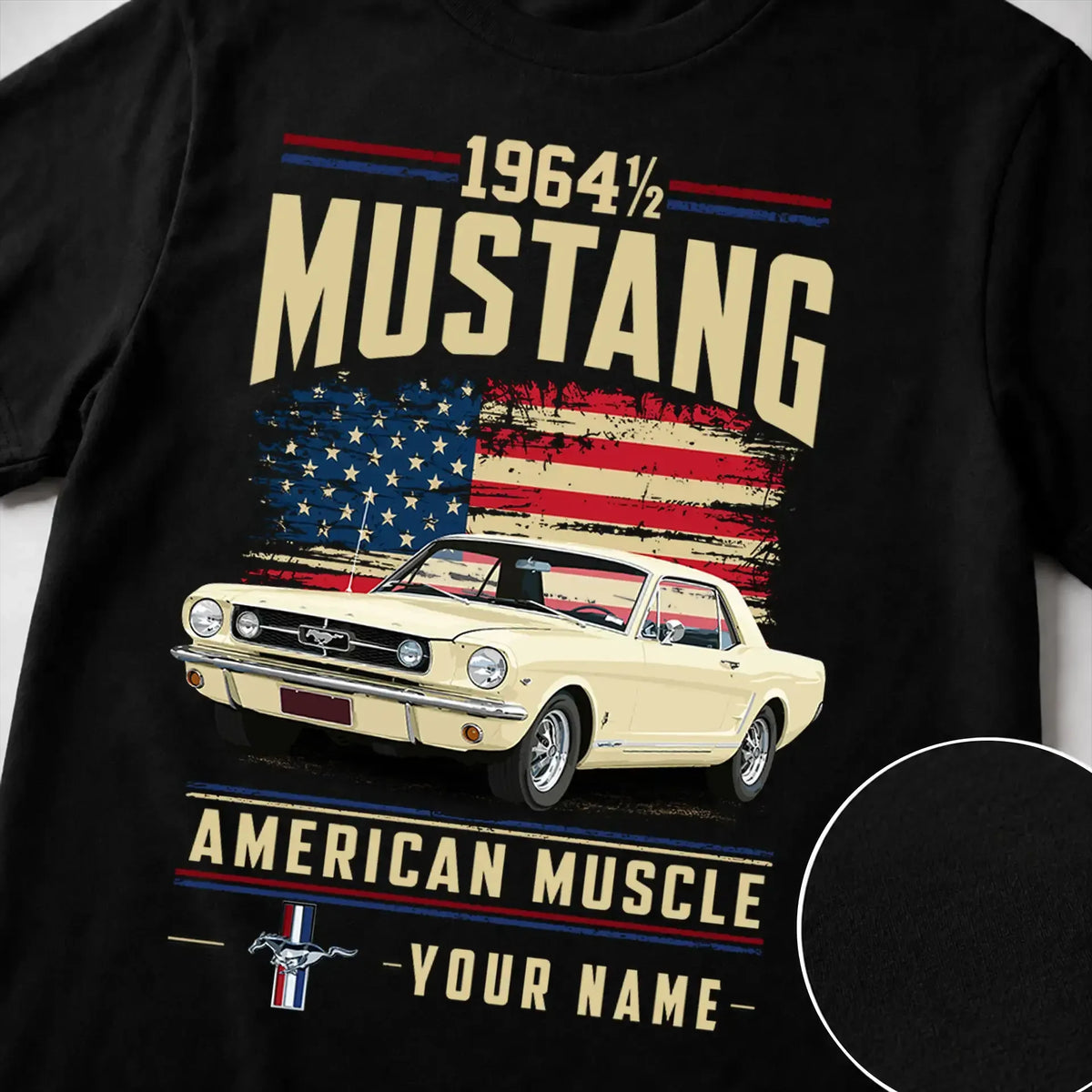 1964 Mustang Muscle Car Personalized Apparel
