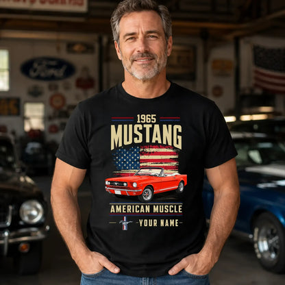 1965 Mustang Muscle Car Personalized Apparel