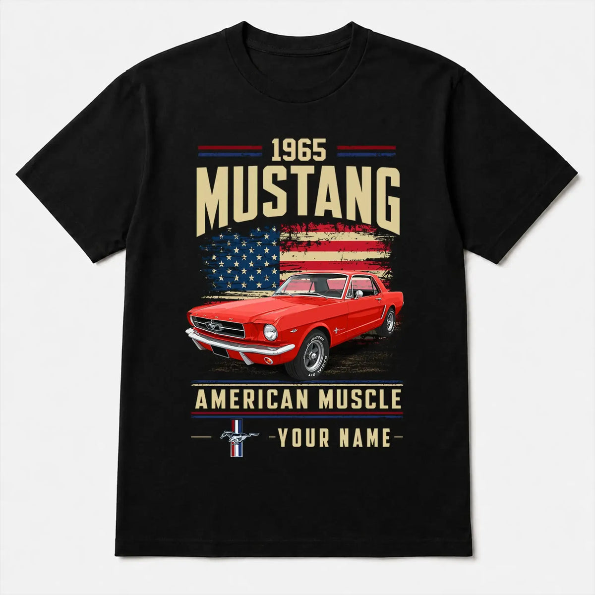 1965 Mustang Muscle Car Personalized Apparel
