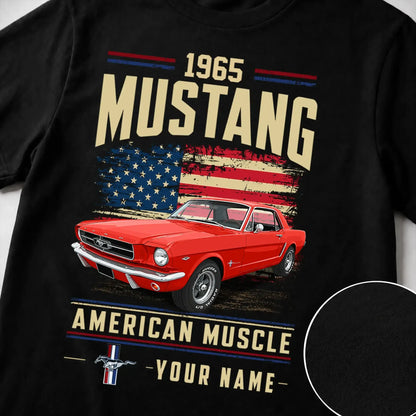1965 Mustang Muscle Car Personalized Apparel