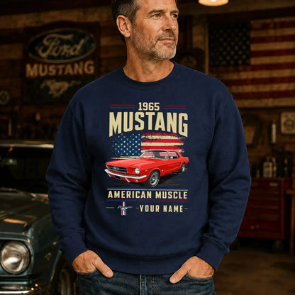 1965 Mustang Muscle Car Personalized Apparel