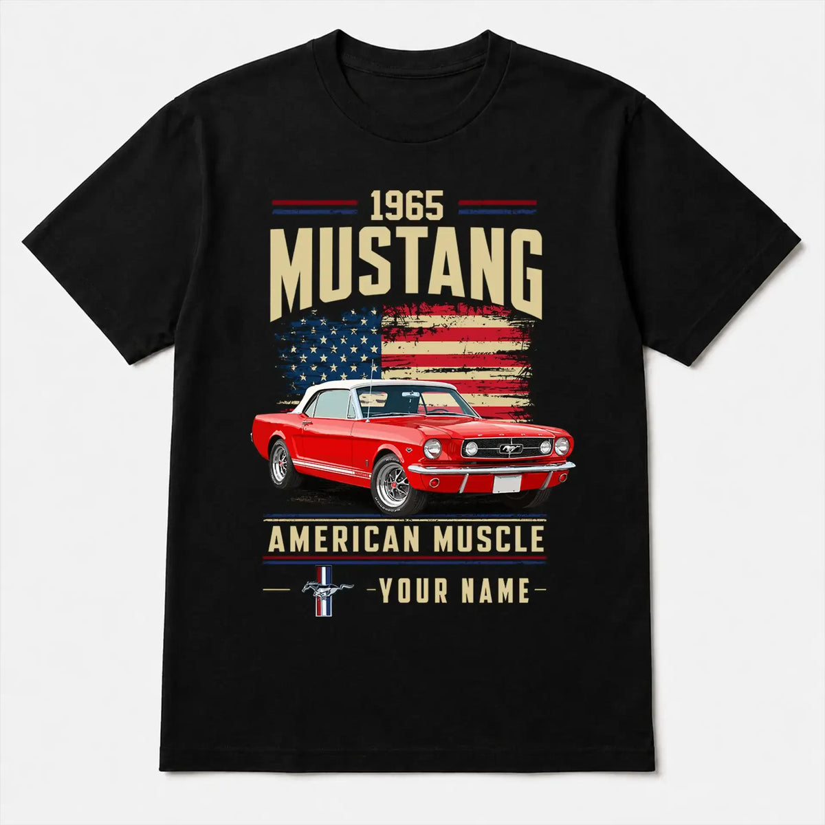 1965 Mustang Muscle Car Personalized Apparel