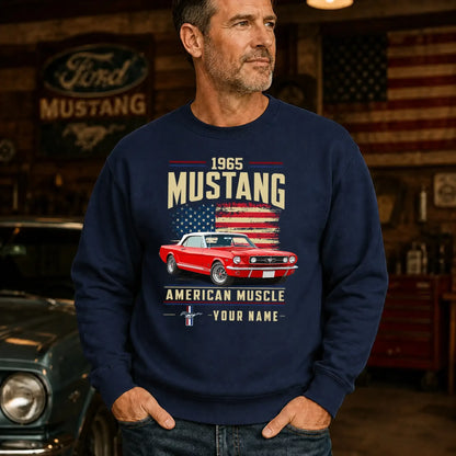 1965 Mustang Muscle Car Personalized Apparel