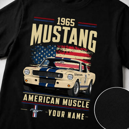 1965 Mustang Muscle Car Personalized Apparel