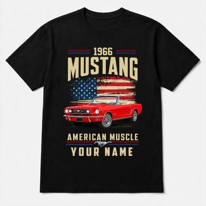 1966 Mustang Muscle Car Personalized Apparel