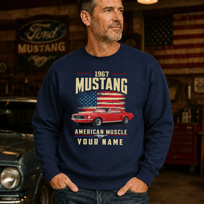 1967 Mustang Muscle Car Personalized Apparel