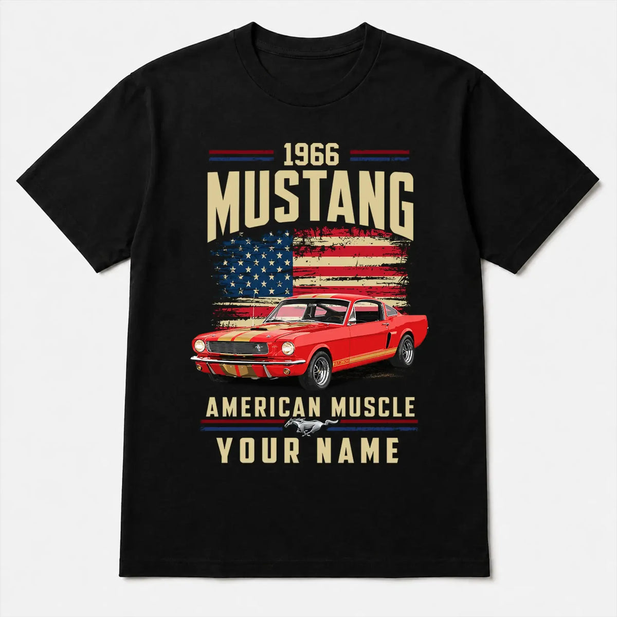 1966 Mustang Muscle Car Personalized Apparel