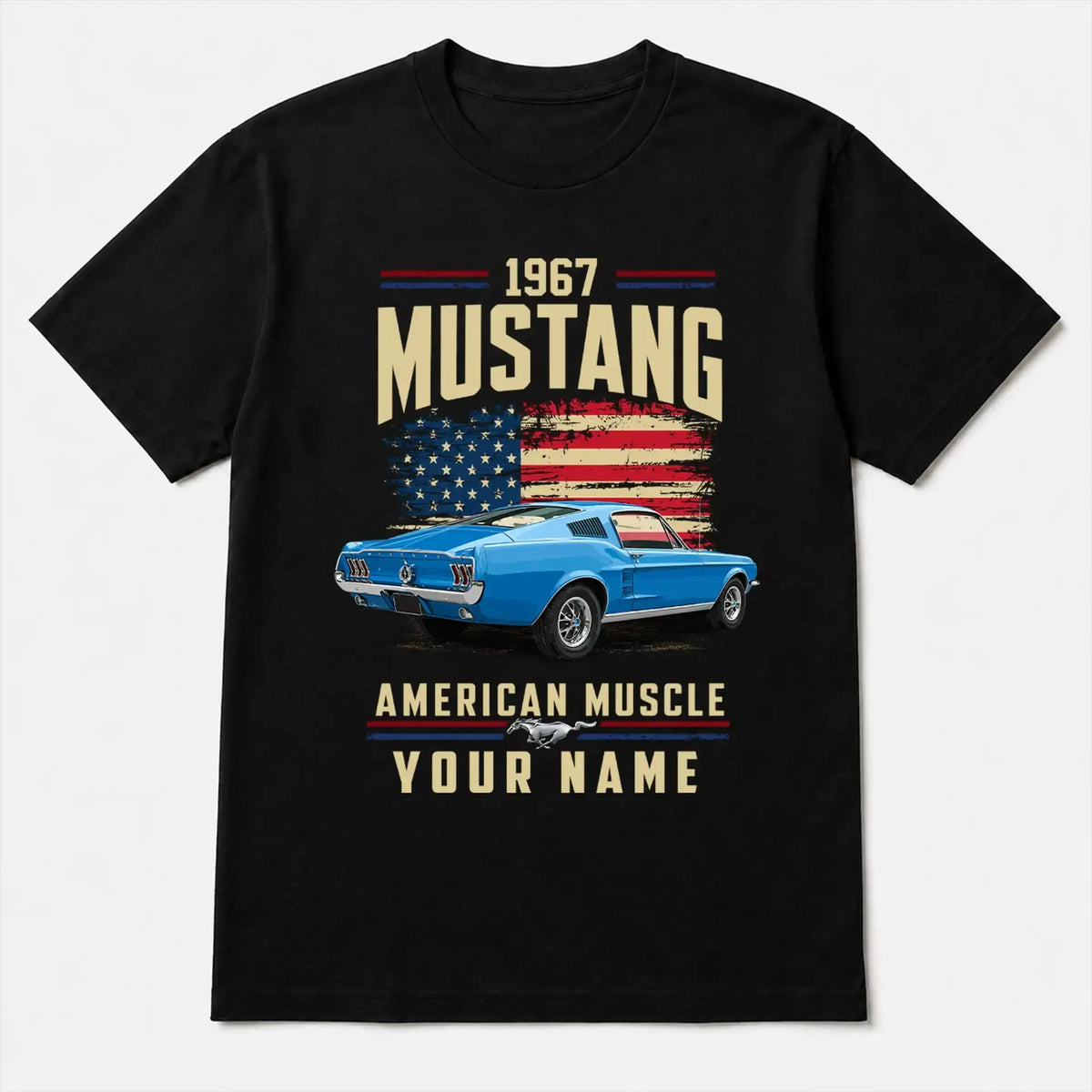 1967 Mustang Muscle Car Personalized Apparel