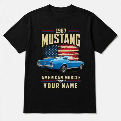 1967 Mustang Muscle Car Personalized Apparel
