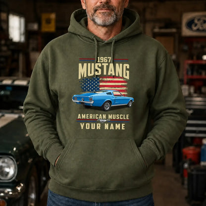 1967 Mustang Muscle Car Personalized Apparel