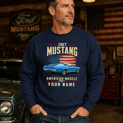 1967 Mustang Muscle Car Personalized Apparel