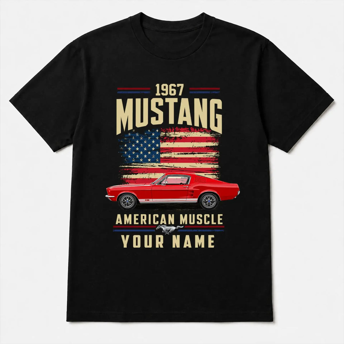 1967 Mustang Muscle Car Personalized Apparel