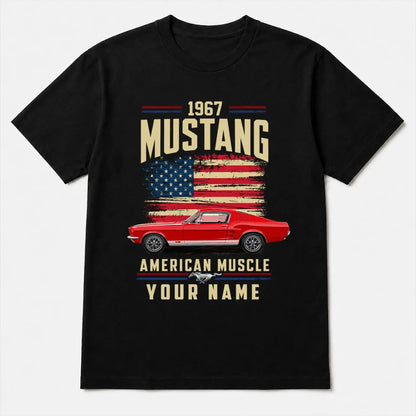 1967 Mustang Muscle Car Personalized Apparel