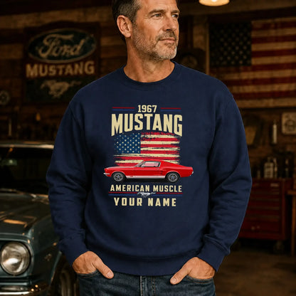 1967 Mustang Muscle Car Personalized Apparel