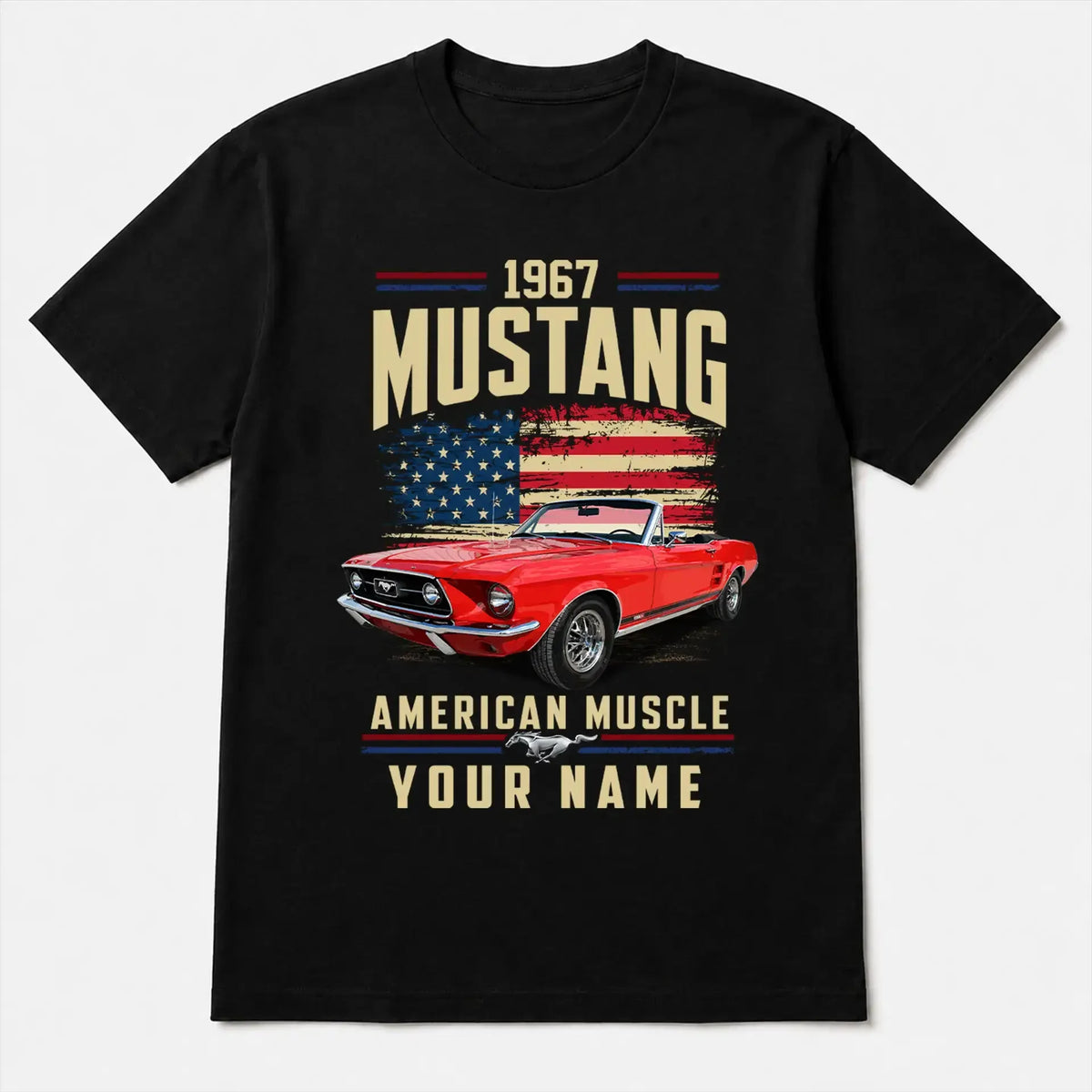 1967 Mustang Muscle Car Personalized Apparel