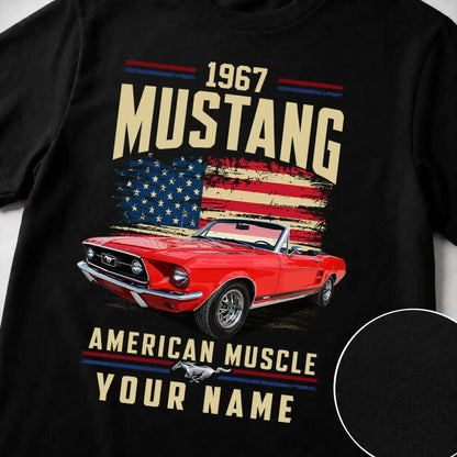1967 Mustang Muscle Car Personalized Apparel