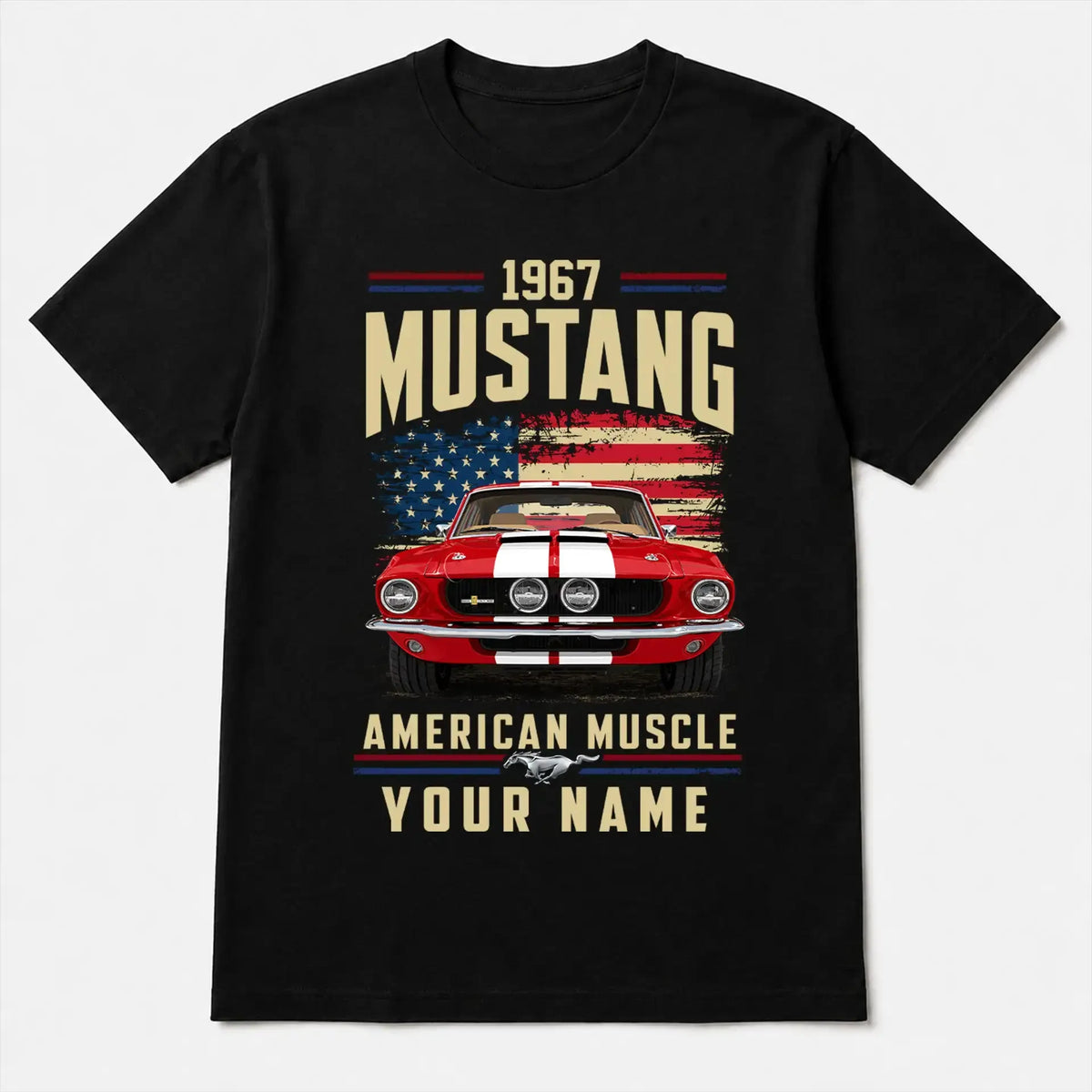 1967 Mustang Muscle Car Personalized Apparel
