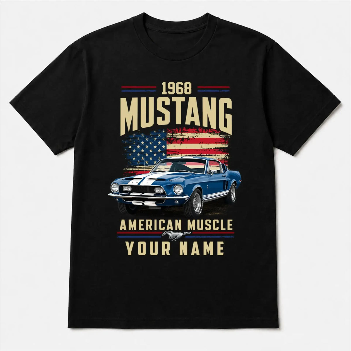 1968 Mustang Muscle Car Personalized Apparel
