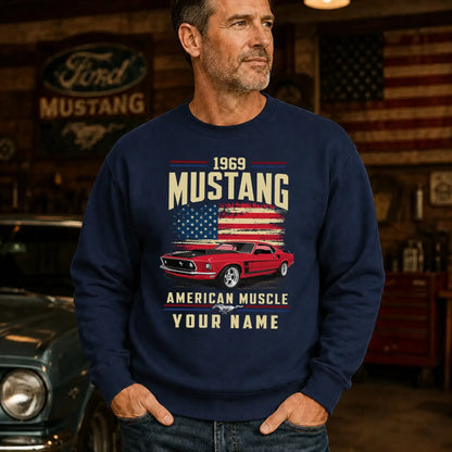 1969 Mustang Muscle Car Personalized Apparel