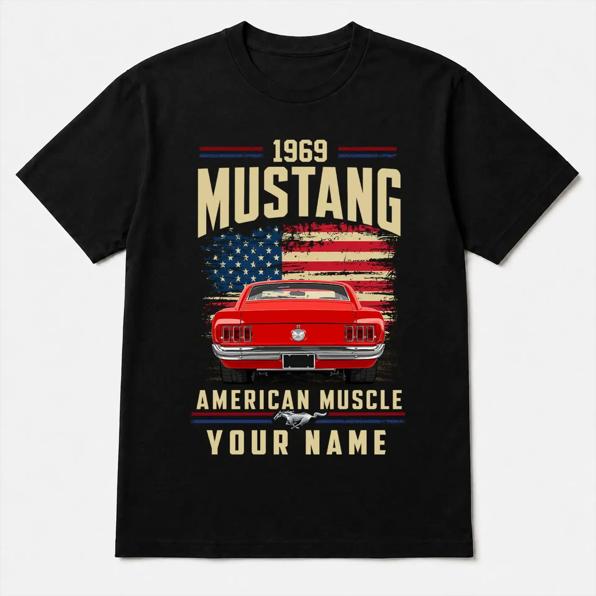 1969 Mustang Muscle Car Personalized Apparel