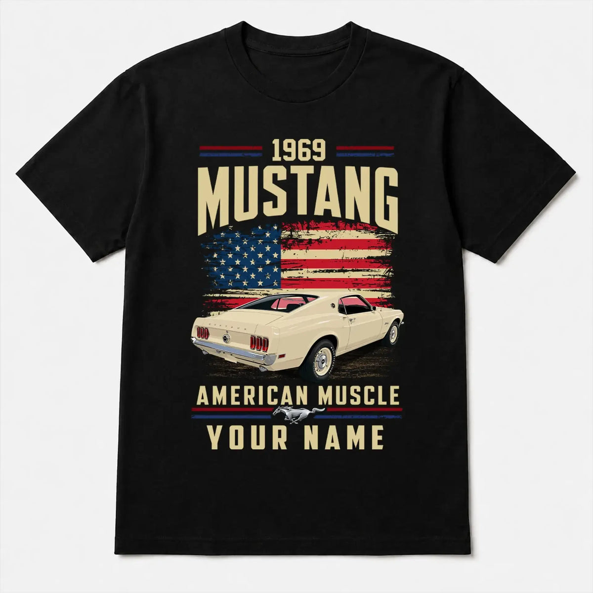 1969 Mustang Muscle Car Personalized Apparel