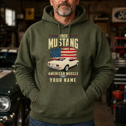 1969 Mustang Muscle Car Personalized Apparel