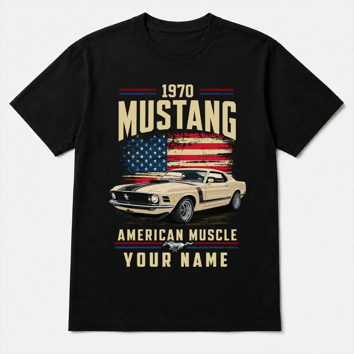 1970 Mustang Muscle Car Personalized Apparel