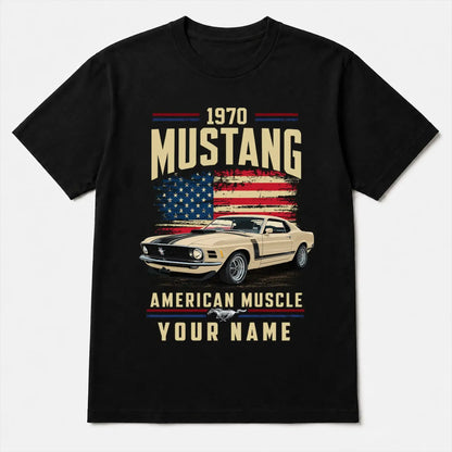 1970 Mustang Muscle Car Personalized Apparel