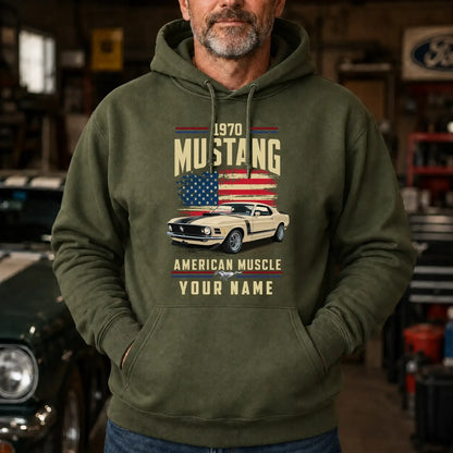 1970 Mustang Muscle Car Personalized Apparel