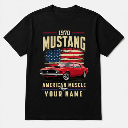 1970 Mustang Muscle Car Personalized Apparel