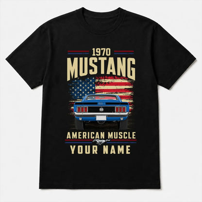 1970 Mustang Muscle Car Personalized Apparel