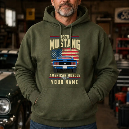 1970 Mustang Muscle Car Personalized Apparel