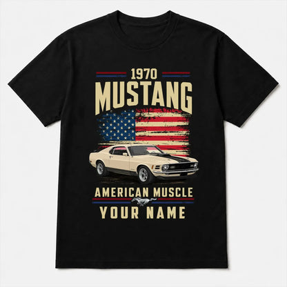 1970 Mustang Muscle Car Personalized Apparel