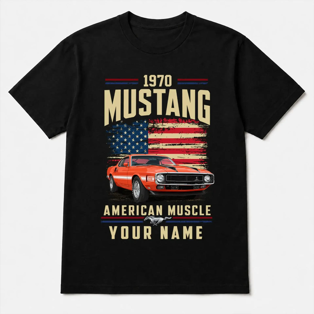 1970 Mustang Muscle Car Personalized Apparel
