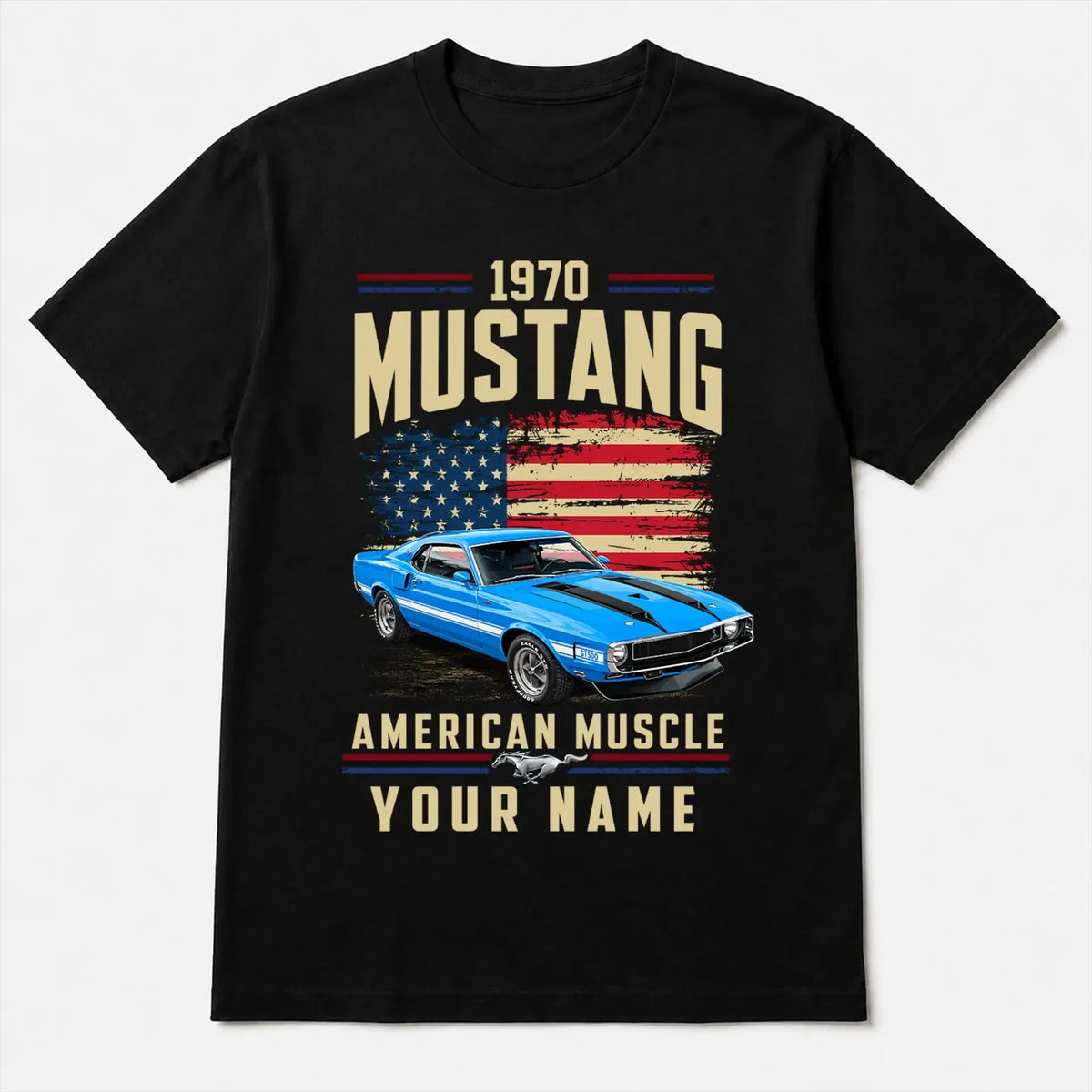 1970 Mustang Muscle Car Personalized Apparel