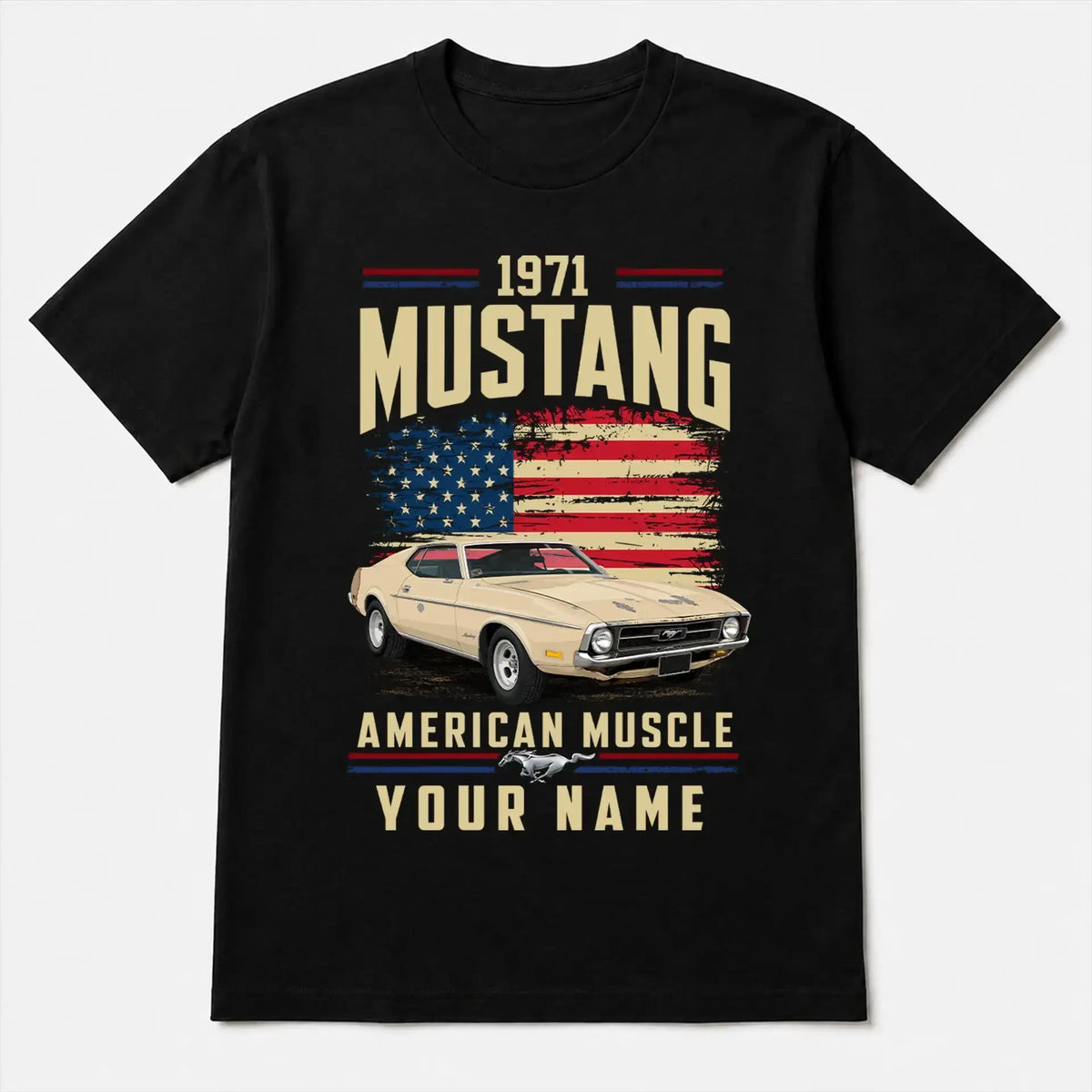 1971 Mustang Muscle Car Personalized Apparel