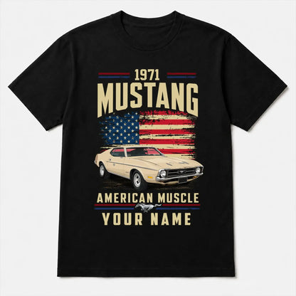 1971 Mustang Muscle Car Personalized Apparel