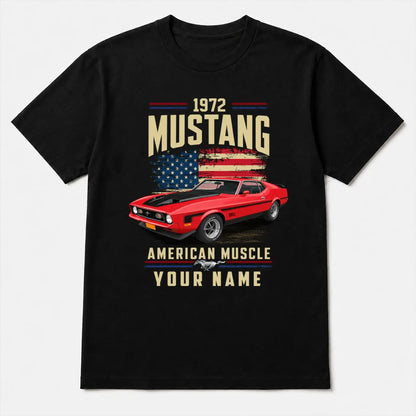1972 Mustang Muscle Car Personalized Apparel