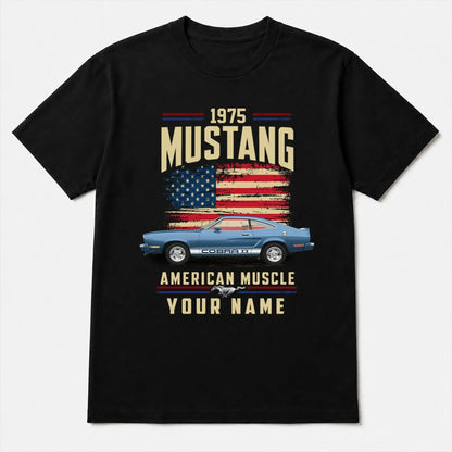 1975 Mustang Muscle Car Personalized Apparel