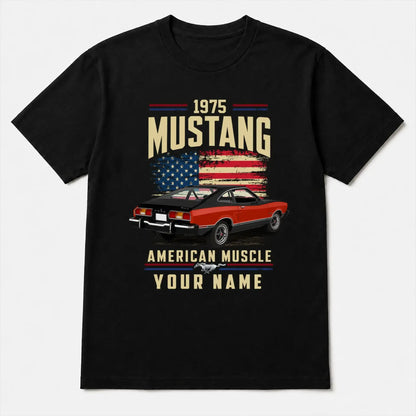 1975 Mustang Muscle Car Personalized Apparel