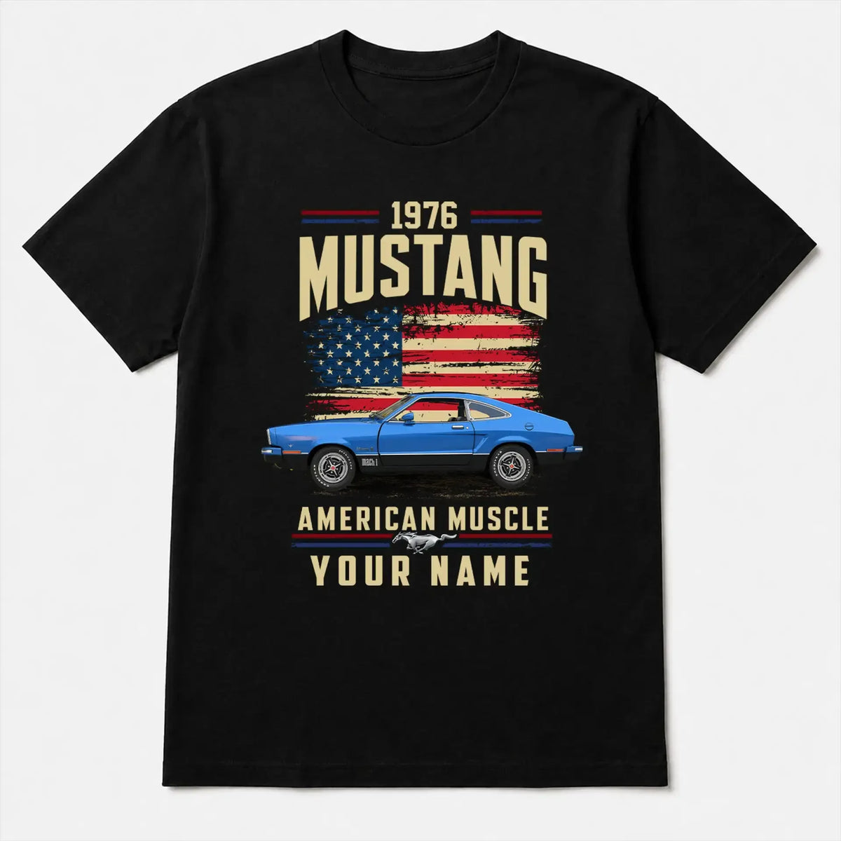 1976 Mustang Muscle Car Personalized Apparel