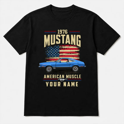 1976 Mustang Muscle Car Personalized Apparel