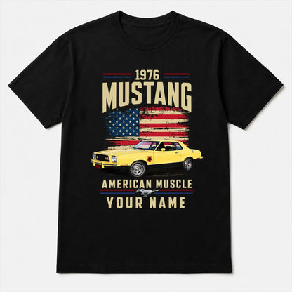 1976 Mustang Muscle Car Personalized Apparel