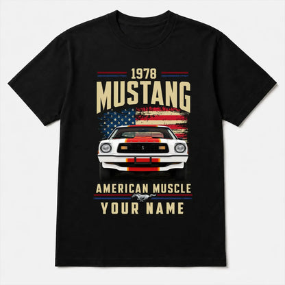 1978 Mustang Muscle Car Personalized Apparel