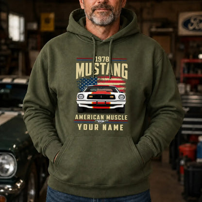 1978 Mustang Muscle Car Personalized Apparel