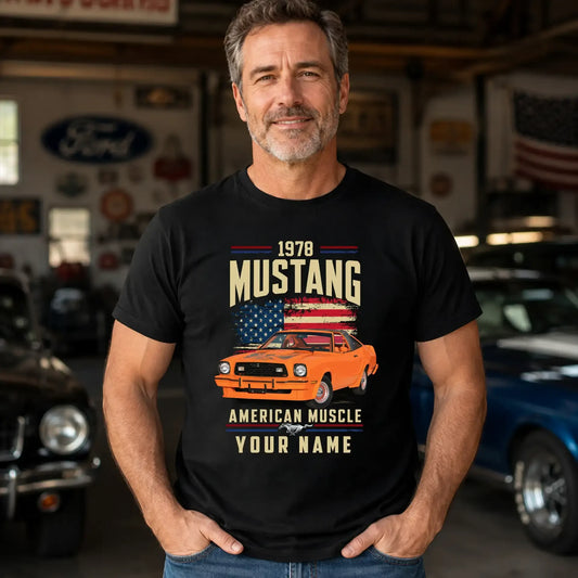 1978 Mustang Muscle Car Personalized Apparel