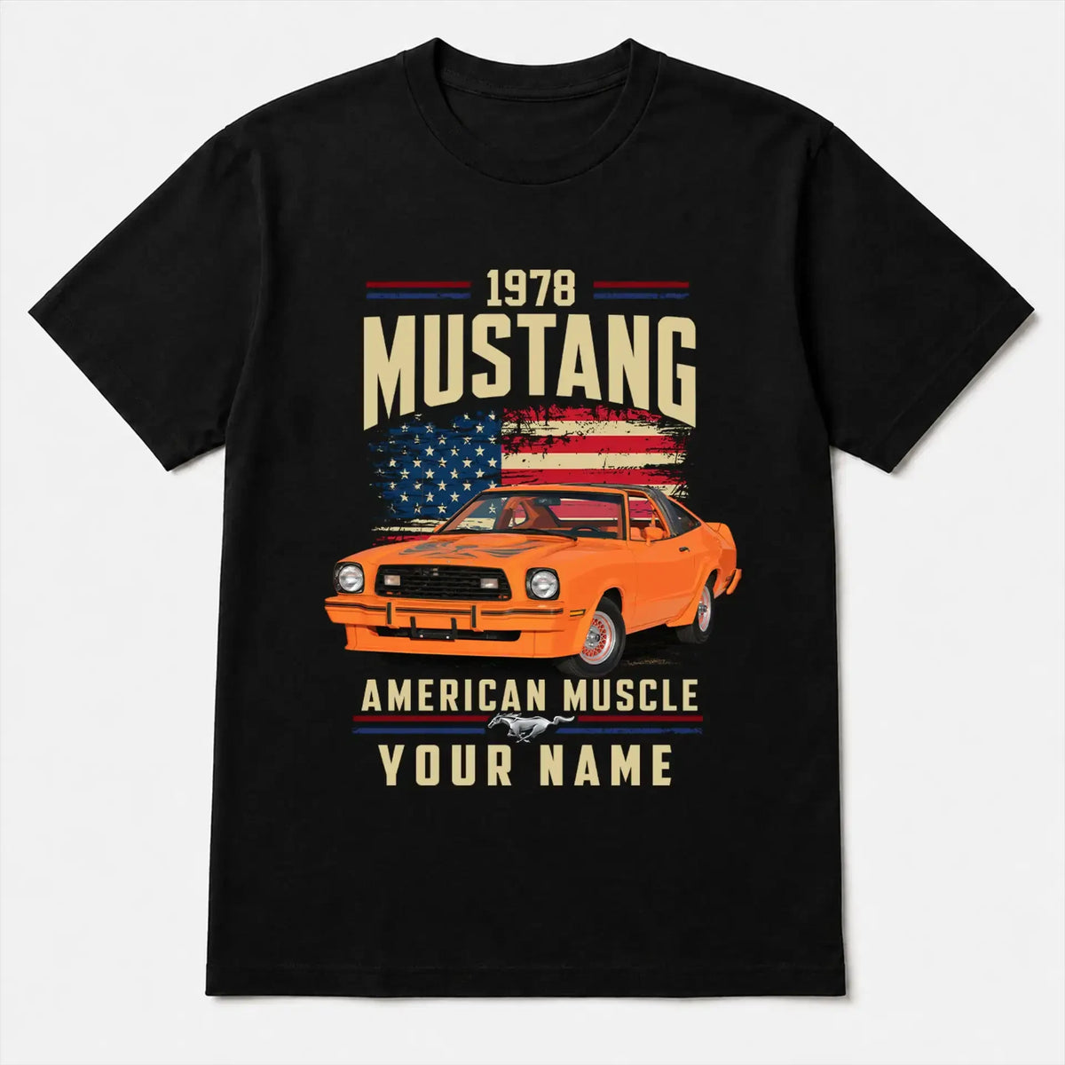 1978 Mustang Muscle Car Personalized Apparel